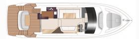 PRINCESS F55 LOWER DECK